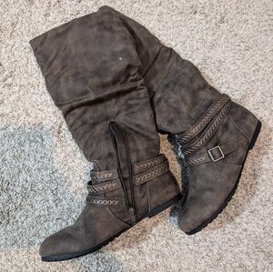 SO knee high boots